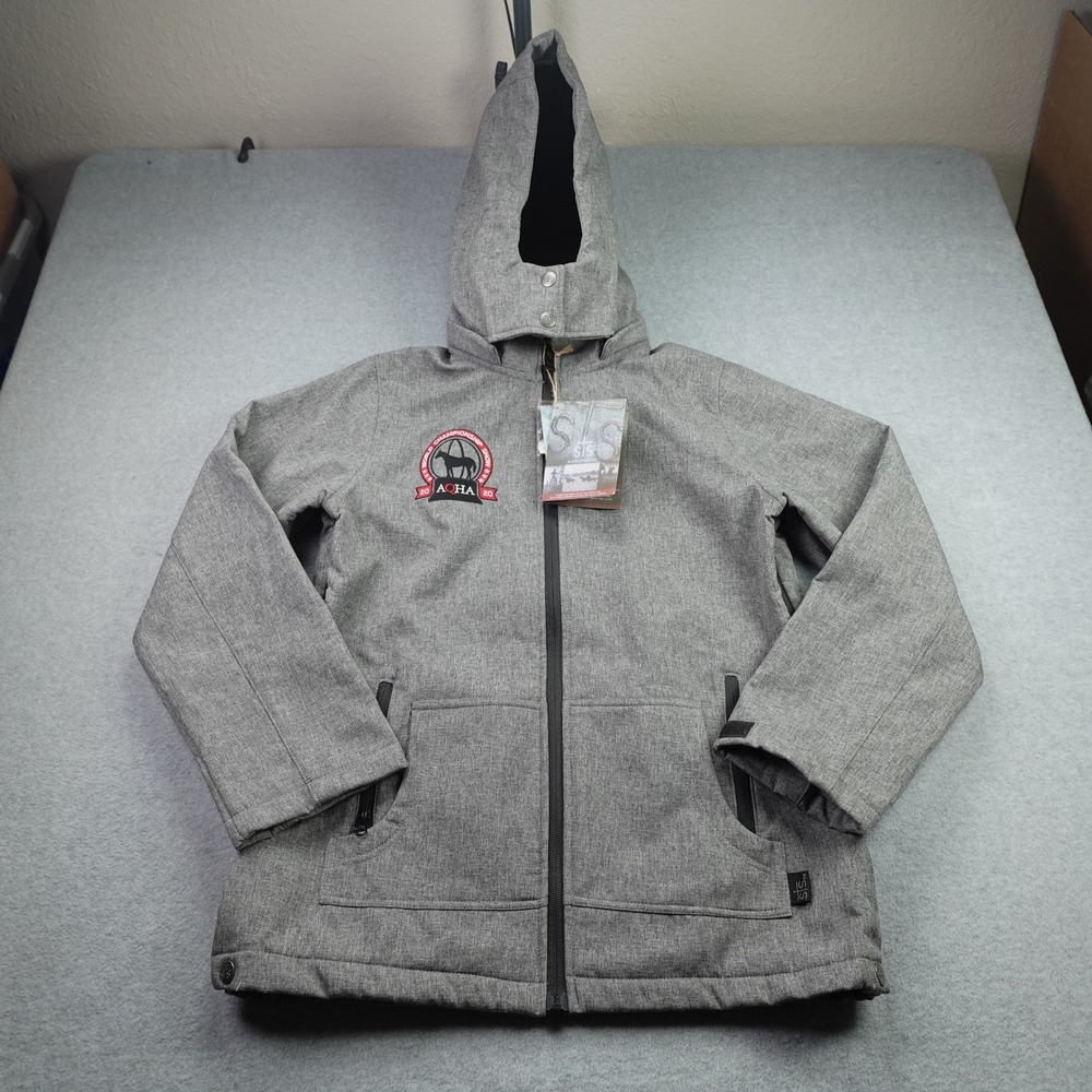 STS Ranchwear Jacket Womens XXL Grey The Barrier Western Softshell AQHA 2020